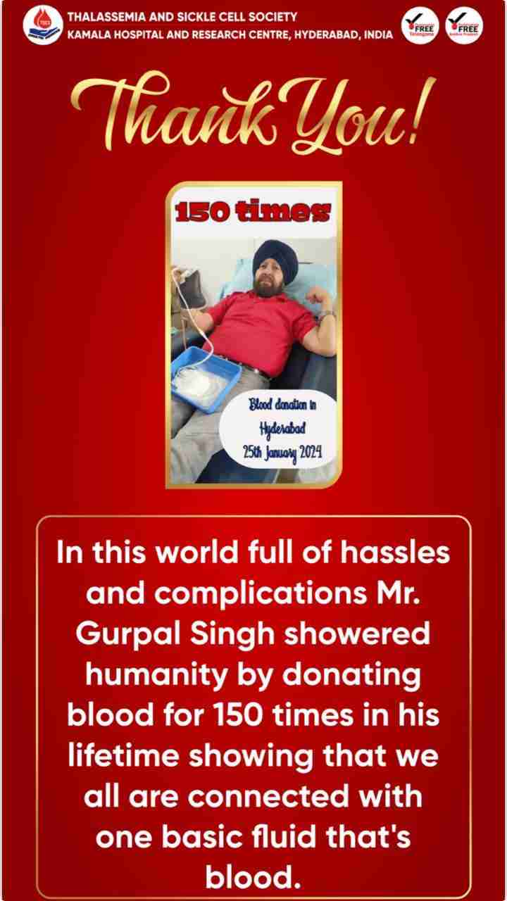 Gurpal Singh: A Lifesaving-Journey of 149 Blood Donations