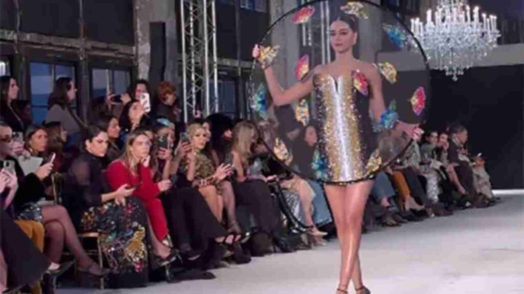 Ananya Panday Adds Bollywood Glam to Paris Fashion Week: A Closer Look at Her Runway Debut with Rahul Mishra