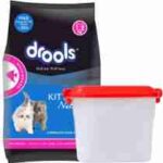 Drools Kitten(1-12 Months) Dry Cat Food, Ocean Fish, 1.2Kg With Free Container, 1 Count