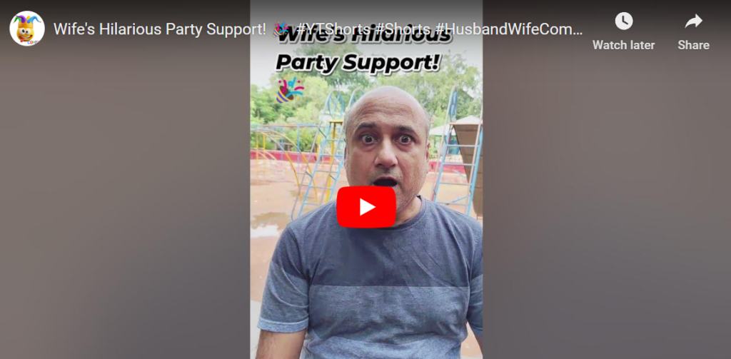 Check out our latest hilarious video where I ask my wife about her election support, and her response will leave you in splits! Click to watch now!