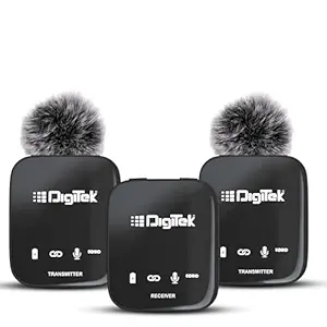 Experience crystal-clear audio like never before with the Digitek® DWM 101 Wireless Microphone. Featuring ANC Noise Reduction, 360° Sound Capture, and a 100M range, it's perfect for DSLR cameras, smartphones, and more. Discover why this microphone is a game-changer for content creators.