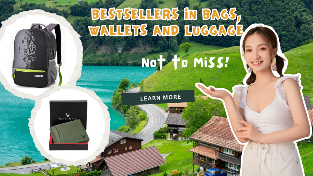 Explore the bestsellers in bags, wallets, and luggage. From portable digital luggage scales to RFID-protected wallets, water-resistant backpacks, and cozy travel neck pillows—everything you need for seamless travel!