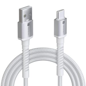 Discover the Portronics Konnect X 3A Fast Charging Cable! With unbreakable nylon braiding, 2m length, and fast charging for all Type-C devices, it's the ultimate charging solution for smartphones and more!