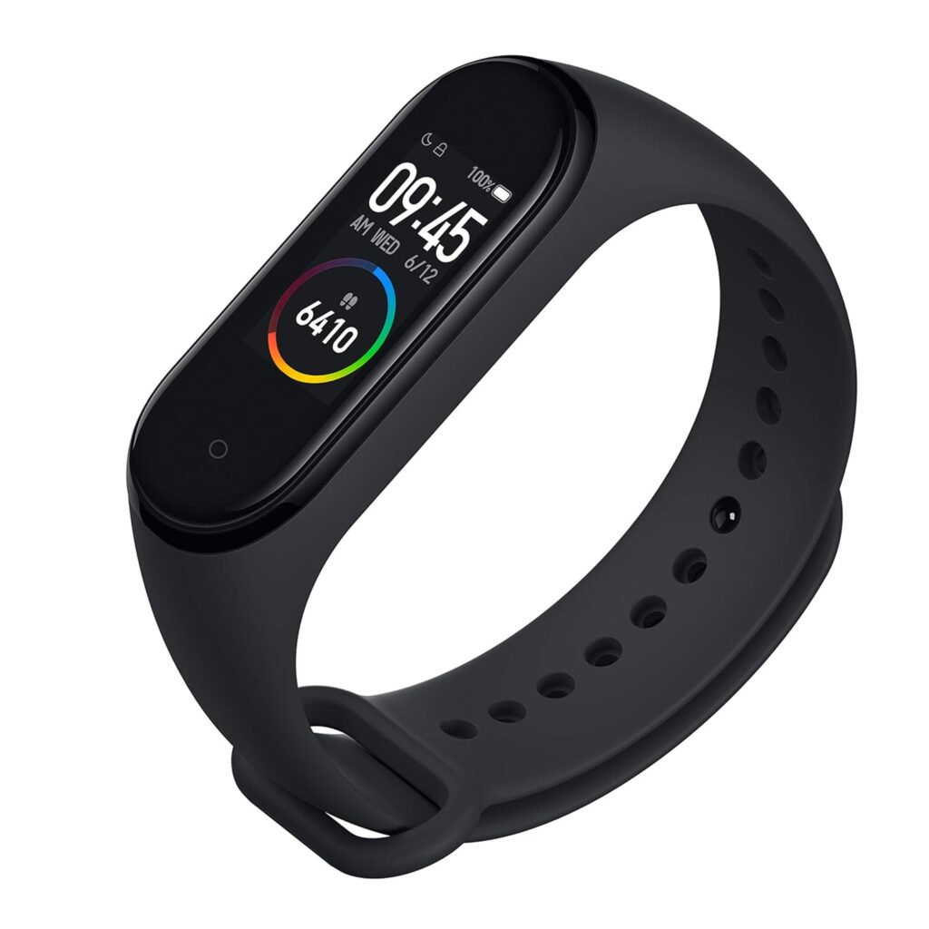 Discover the MI Smart Band 4 (Renewed) with its AMOLED color display, 5ATM waterproof build, and 24/7 heart rate tracking. An affordable, high-quality option with warranty coverage for your fitness needs.