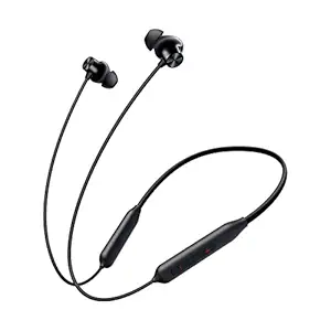 Oneplus Bullets Z2 Bluetooth Wireless in Ear Earphones with Mic, Bombastic Bass - 12.4 mm Drivers, 10 Mins Charge - 20 Hrs Music, 30 Hrs Battery Life, IP55 Dust and Water Resistant (Magico Black)