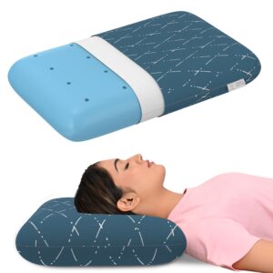 Struggling with neck or shoulder pain? Discover the MY ARMOR Cool Gel Memory Foam Pillow – an orthopedic pillow designed for ultimate comfort and spinal alignment. Get a restful sleep every night!