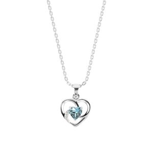 Discover the CLARA 925 Sterling Silver Heart Pendant Necklace – the perfect Valentine’s Day, wedding, or anniversary gift for women and girls. This elegant heart-shaped pendant in 92.5% pure silver exudes timeless beauty and love.