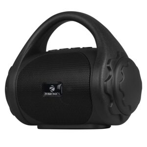 Discover the Zebronics ZEB-COUNTY 3W Bluetooth Portable Speaker with multi-connectivity options, built-in FM radio, and call function. Compact, powerful, and travel-friendly!