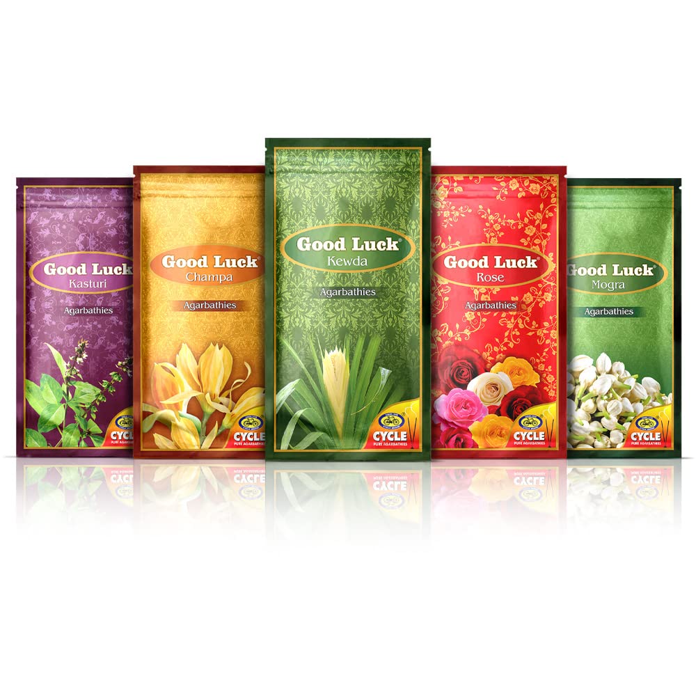 Enhance your spiritual experience with Cycle Pure Agarbatti! This 5-in-1 combo pack fills your home with soothing floral fragrances, perfect for puja, meditation, and relaxation.