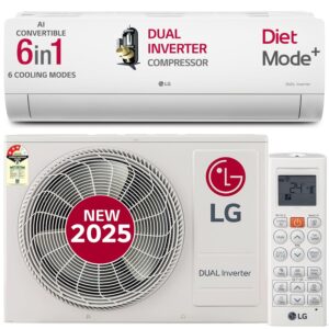 Looking for the best cooling solution? The LG 1.5 Ton 3 Star DUAL Inverter Split AC delivers energy-efficient performance, AI Convertible 6-in-1 cooling, and advanced virus protection. Discover why it’s a game-changer!