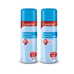 Discover the skin-soothing power of Canesten Dusting Antifungal Powder Relief. Say goodbye to fungal infections, itching, and prickly heat with this dermatologist-trusted solution. Safe for all skin types!