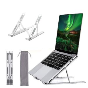 Discover how the Dyazo 6 Angles Adjustable Portable Tabletop Laptop Stand improves posture, relieves neck and back pain, and makes your workspace 10X more efficient. Lightweight, foldable, and durable!