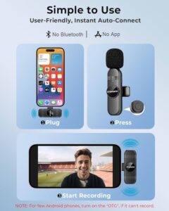 Elevate your YouTube game with the GRENARO Mic for YouTube Wireless. Experience crystal-clear audio, adjustable noise reduction, and seamless compatibility for all your recording needs.