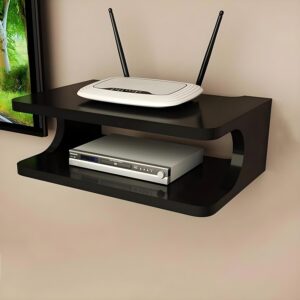 Discover the Dime Store Set Top Box Stand – a sleek, wall-mounted solution that declutters your space, enhances cable management, and adds a modern touch to your living room.