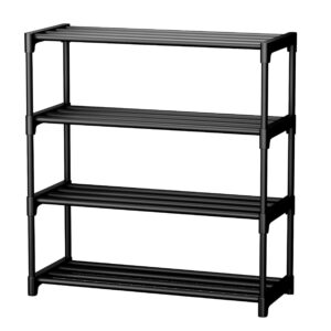 Declutter your home effortlessly with the OPTIFINE 4 Tier Shoe Rack with Shelf. Perfect for small spaces, easy to assemble, and ultra-durable. Find out why this is a must-have for every household!