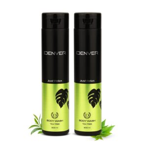 Discover why DENVER Just Relax Tea Tree Body Wash is becoming every man’s go-to for clear, refreshed, and energized skin. With tea tree’s natural power, this body wash is a game-changer.