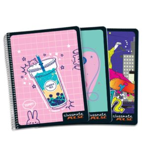 Unlock unmatched writing comfort with the Classmate Pulse Long Book – 180 pages, wiro-bound, eco-friendly and stylish. Ideal for students, professionals, and creators who value quality and design.