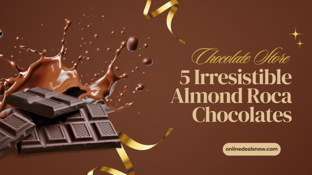 Discover the top 5 Almond Roca-style chocolates on Amazon India—crunchy buttercrunch toffee covered in rich chocolate and almonds. Reviews, flavours, buying tips & FAQs inside!
