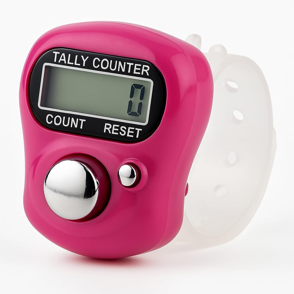 Discover the powerful Krivyah Multi-Use Finger Counter — perfect for mantra chanting, knitting, workouts, tallying, and more! Lightweight, durable & super handy for everyday tasks. Ideal gift for all ages.