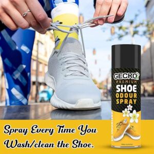 With the Gecko Natural Shoe Spray, bid adieu to foul-smelling footwear! The best shoe deodorizer in India keeps your feet feeling fresh all day long, removes odor, and revitalizes your shoes. Find out why it's popular on Amazon!