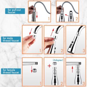 Transform your kitchen routine with the TEKCOOL Tap Extender — a flexible faucet extension that saves water, rotates 720°, and makes dishwashing effortless!