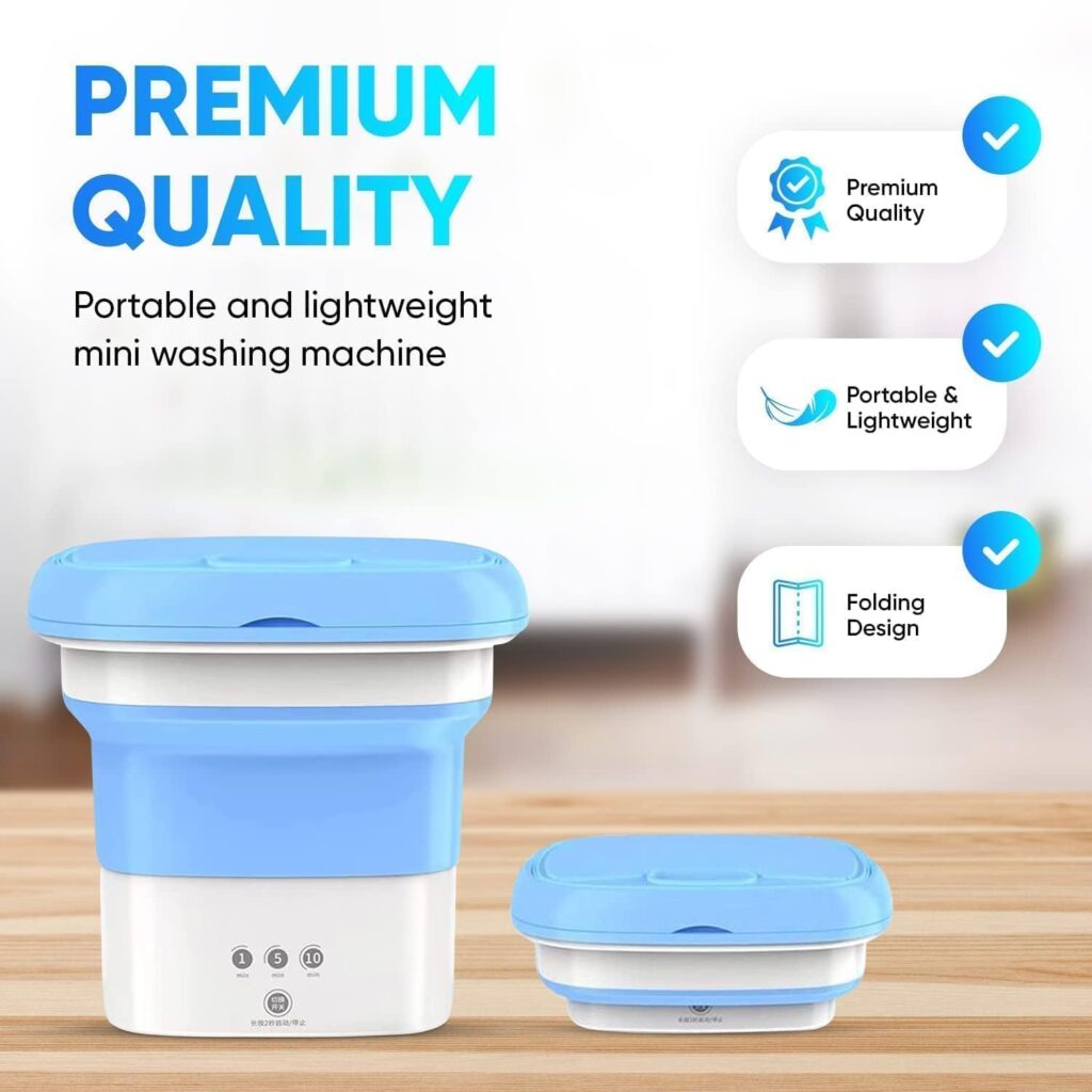 Discover how the ROMINO 0.8Kg Portable Foldable Mini Top Loading Washing Machine is revolutionizing laundry for students, travelers, and small families. A must-have compact gadget!