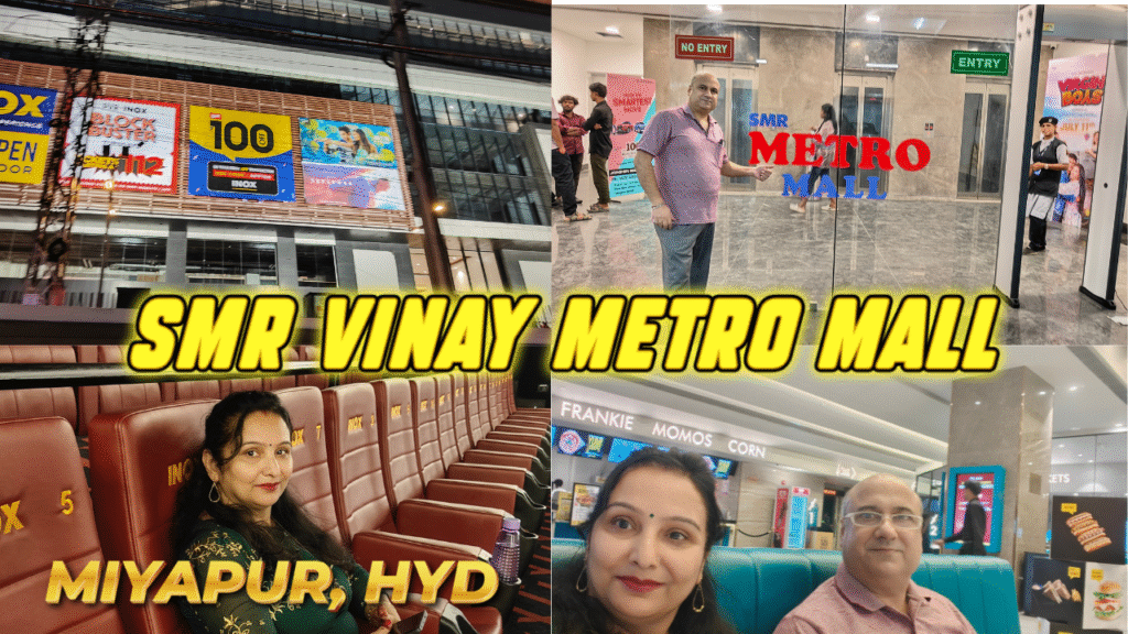 SMR Vinay Metro Mall in Miyapur has just opened its doors, complete with a brand-new 4-screen INOX multiplex featuring Dolby Atmos and premium recliner seating. Discover all about the launch date, developer details, theatres, amenities, and more!