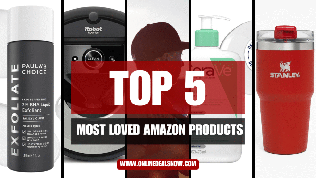 Discover the top 5 most-loved products on Amazon for 2025—from smart gadgets to skincare staples, all with rave reviews and fan-following. Don’t miss what customers are obsessed with!