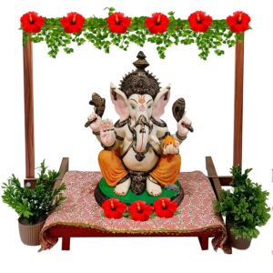 Explore the top 10 Ganesh Ji decoration items for Ganesh Chaturthi 2025—from vibrant backdrops to eco-friendly idols. Elevate your pooja space effortlessly and beautifully.