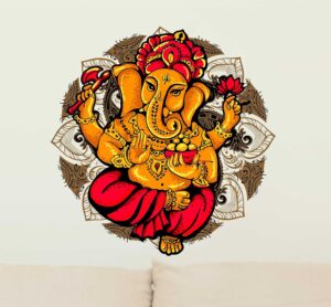 Discover the Top 5 Ganesha Wall Stickers on Amazon that can instantly brighten up your home. These Ganesh wall decals are affordable, easy to apply, and perfect for living rooms, pooja rooms, and bedrooms.