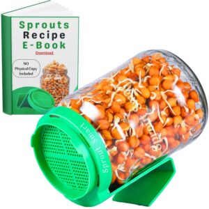 Discover how the Sprouts Maker Glass Jar helps you grow fresh, chemical-free sprouts at home in just 2–3 days. Hygienic, reusable, and odor-free – perfect for a healthy lifestyle.