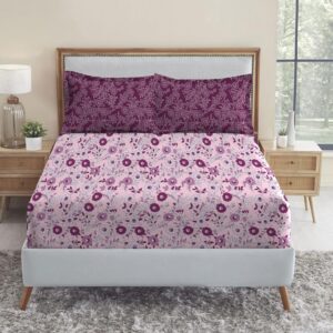 Experience luxury with Trident's 100% Cotton Bedsheet – Soft, breathable, and perfect for queen-size beds. Comfort and elegance redefined.