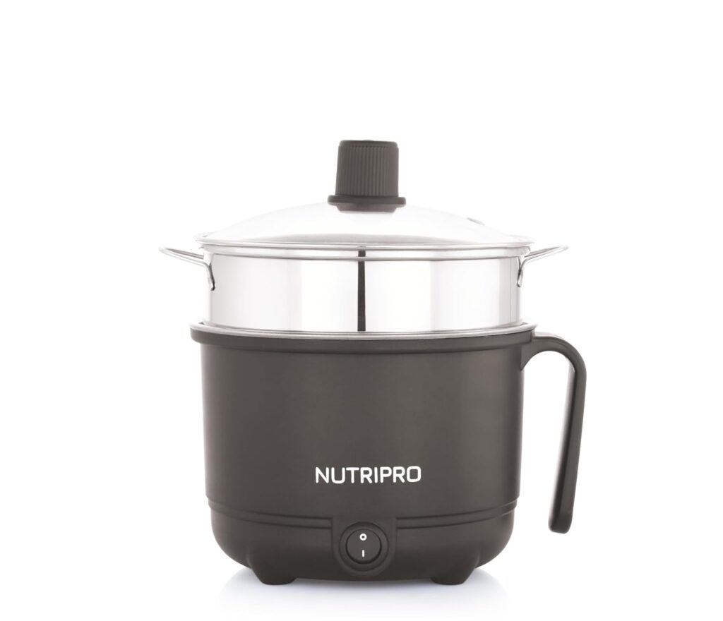 Discover why the Nutripro Multipurpose Cook Kettle (Black Steel) is Amazon’s top choice for homes, hostels, and small kitchens. From boiling water to steaming veggies, making soups, noodles, and tea — this compact all-in-one kettle saves time, space, and money.