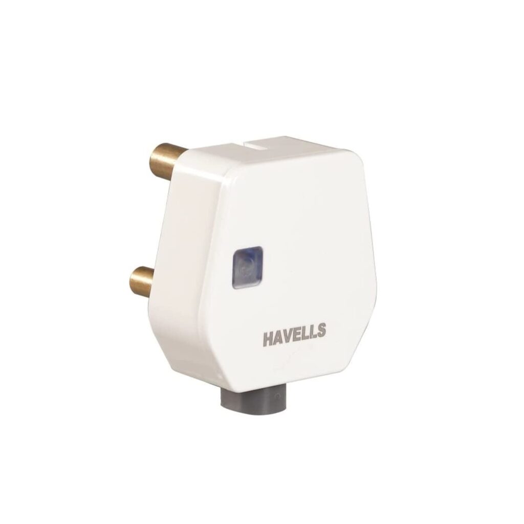 Discover how the Havells Polycarbonate 16A 3 Pin Flat Plug Top ensures safety, durability, and elegance with heavy brass parts, fire-retardant material, and a sleek design. Perfect for high-load appliances like ACs, heaters, and motors.