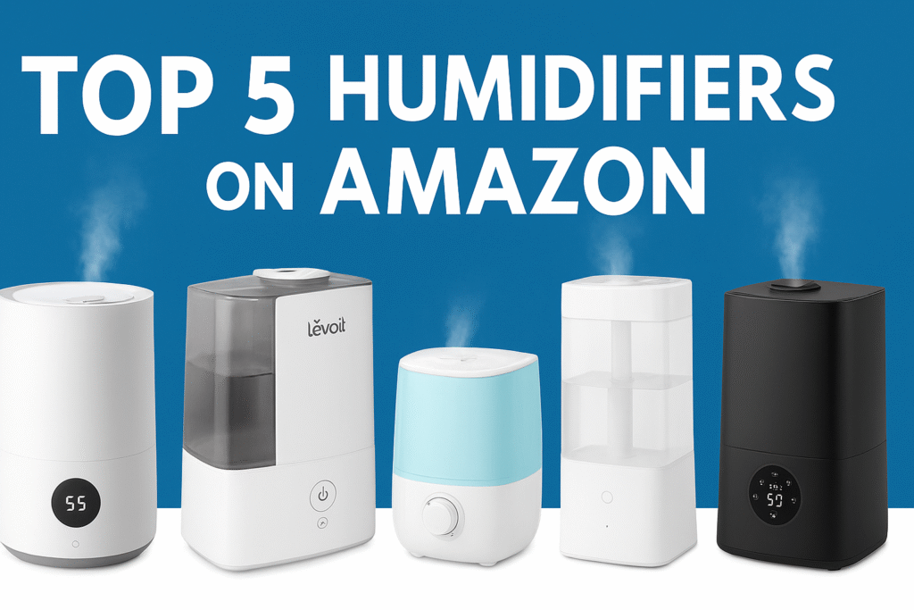 Discover the 5 best humidifiers on Amazon for skin, sleep, and sinus relief. Honest reviews, pros & cons, and buying tips to pick the right one fast.