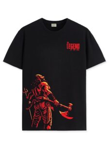 ADRO x Kantara Official T Shirt for Men | Regular Fit Cotton Lycra T-Shirt| Mens Printed Tshirt | Official Movie Merchandise