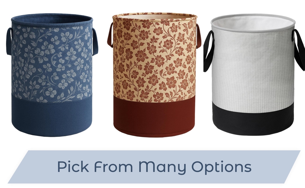 Discover the durable and stylish LAXIS® 45L Printed Laundry Bag – a foldable, lightweight, and spacious storage basket perfect for clothes, toys, or towels. Ideal for small spaces, dorms, and homes needing smart organization.