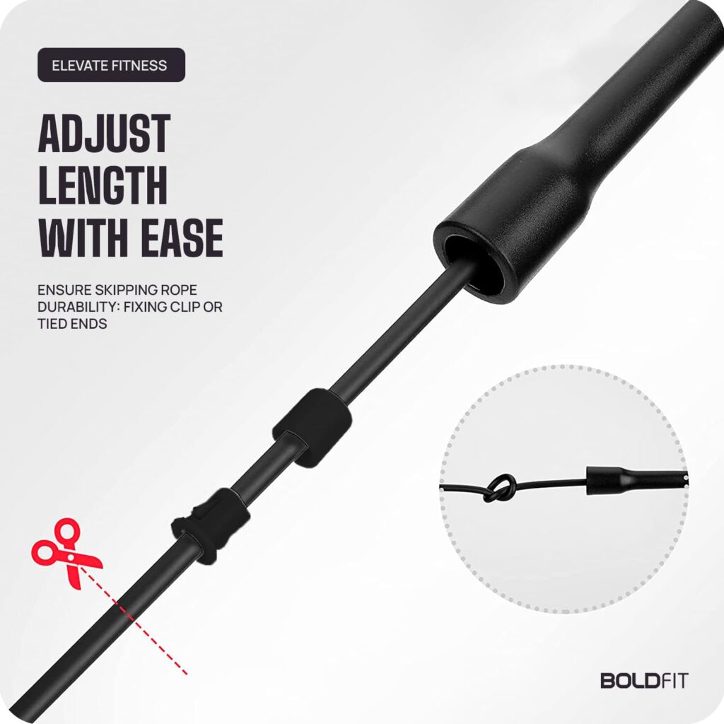 Looking for the best skipping rope for your fitness journey? Discover how Boldfit Skipping Rope for Men and Women Jumping Rope boosts stamina, burns calories, and transforms home workouts with its adjustable, durable, and comfortable design.