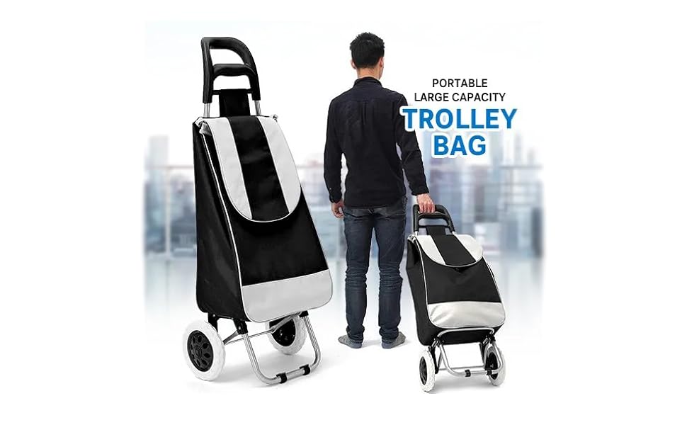 Looking for a durable, foldable, and lightweight shopping trolley? The SEAHELTON Shopping Bag makes grocery shopping and travel effortless with its large capacity, sturdy wheels, and collapsible design.