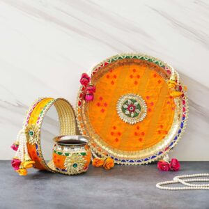 Looking for the perfect Karwa Chauth pooja thali set? Discover the top 5 beautiful sets available on Amazon (steel, decorative, artisan) along with a complete buying guide, pros & cons, and FAQs to help you choose the ideal thali for your Karva Chauth ritual.