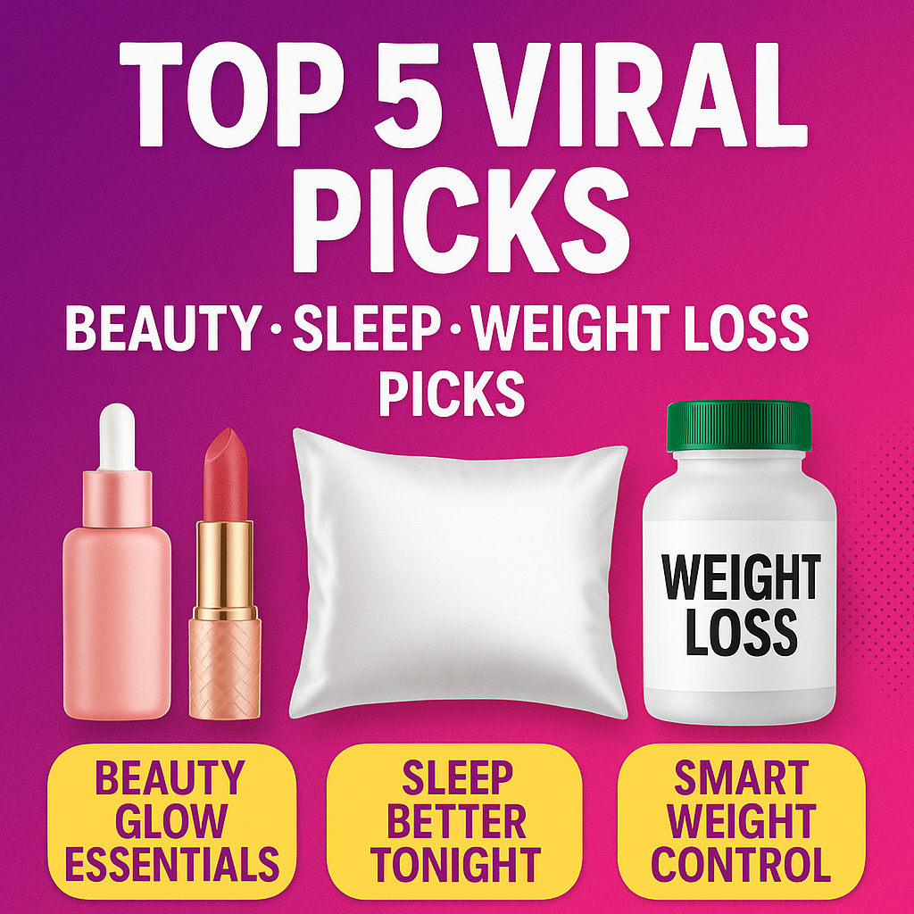 Discover the best deals on trending beauty, sleep and weight-loss products—hand-picked for 2025. Save big (up to 50% off), look better, sleep deeper and shed pounds smarter. Dive in now!