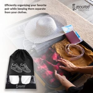 Discover why the Cockatoo Shoe Bag for Travel Bag for Men & Women (Pack of 6) is becoming a must-have travel and home organizer. Durable, reusable, dustproof, and multi-functional—perfect for storing shoes, clothes, toiletries, gym gear and more. Ideal for both men and women.