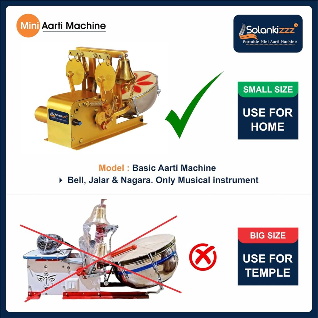 Discover how the Fully Automatic Electric Mini Aarti Machine With Nagara transforms daily pooja. Learn features, benefits, usage, and why every home temple needs this divine innovation. Read before you buy!