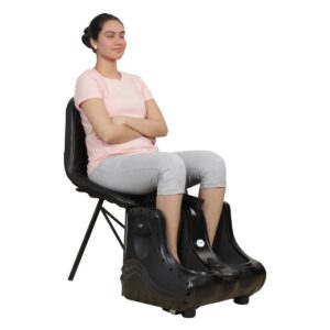 Discover how the JSB HF04 Corded Electric Foot Calf & Leg Massager Machine for Pain Relief uses kneading, vibration, rolling and heat to relieve stiffness, arthritis, plantar fasciitis, and neuropathy. A powerful home therapy machine with 45° recline design and 1-year warranty.