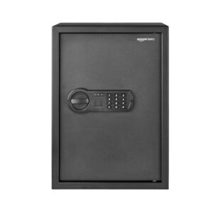 Keep your jewelry, documents, and cash secure with the Amazon Basics Digital Safe With Electronic Keypad Locker. Built with heavy-duty steel, dual locks, and easy wall mounting — it’s the home security upgrade you didn’t know you needed!