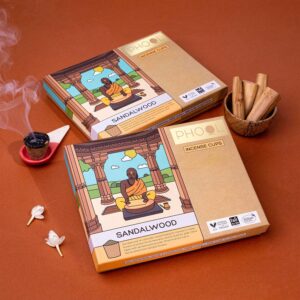 Discover why Phool Sandalwood Havan Cups are the most powerful, natural, and hassle-free offering for Navratri and Durga Pooja. Made from temple flowers, infused with organic sandalwood, and crafted by women “flowercyclers,” these Havan cups elevate every spiritual ritual with a calming, woody aroma.