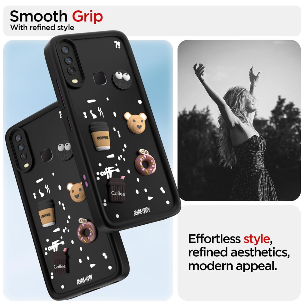 Discover the viral Pikkme Back Cover for Vivo Y12/Y15/Y17/U10, featuring a cute 3D cartoon bear design, premium silicone protection, anti-slip grip, and full-body durability. Perfect for users who want fun + safety in one stylish phone case.