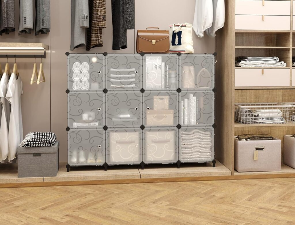 Upgrade your storage with the AYSIS Portable Collapsible Wardrobe. Lightweight, modern, 6-shelf & 2-door design — perfect for bedrooms, living rooms, or laundry areas.