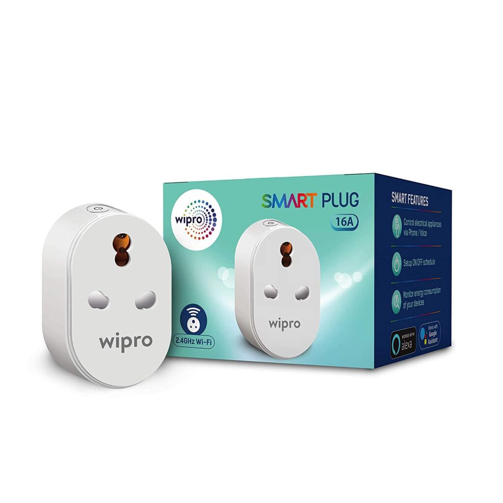 Discover the Wipro 16A Wi-Fi Smart Plug with Energy Monitoring – control large appliances like ACs and geysers, monitor energy use, schedule remotely and use Alexa/Google voice commands. Dive into features, setup tips and real-world value.