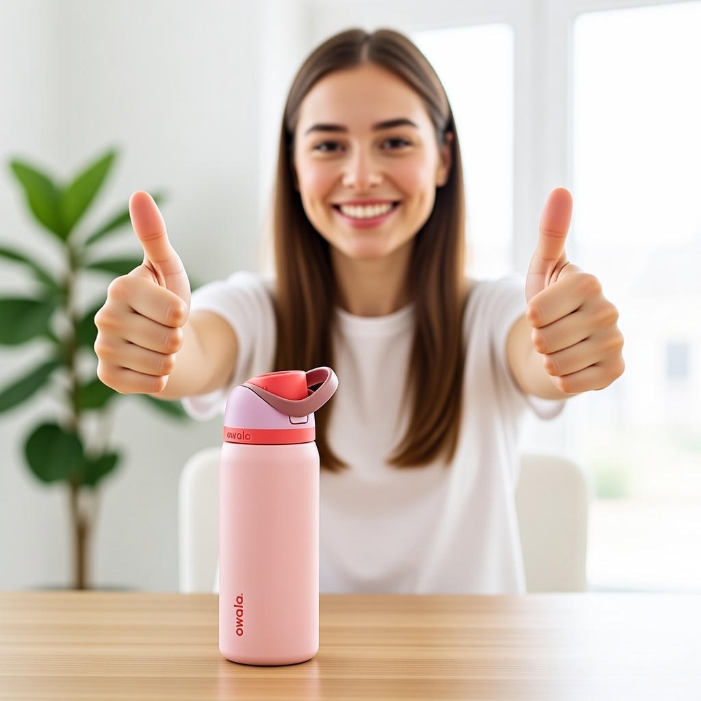 Owala FreeSip Insulated Stainless Steel Water Bottle with Straw for Sports, Travel, and School BPA-Free Sports Water Bottle, 24 oz, Boneyard